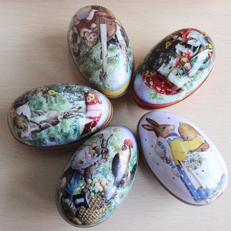 Bunny Easter Egg Candy Container voor huwelijksgunsten